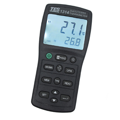 K User-Selective TES1314 ℉ TES-1314 K.J.T.E.R.S.N Thermometer ℃ 
