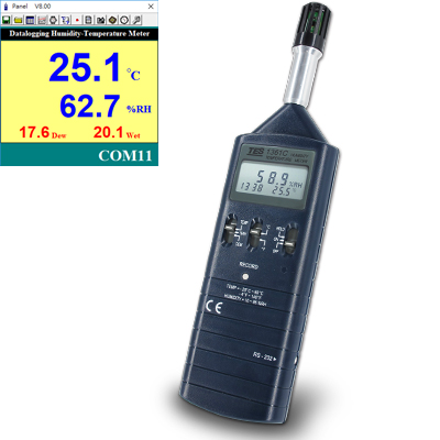 Datalogging Humidity/Temperature Meter