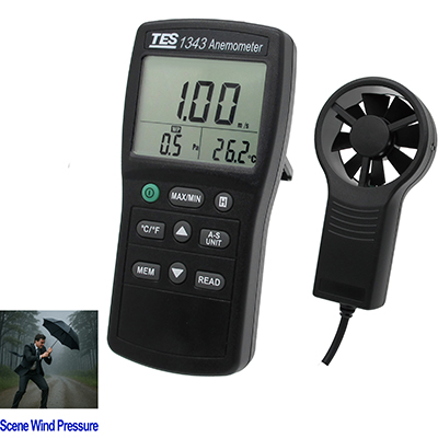 Anemometer TES-1343|TES Electrical Electronic Corp.